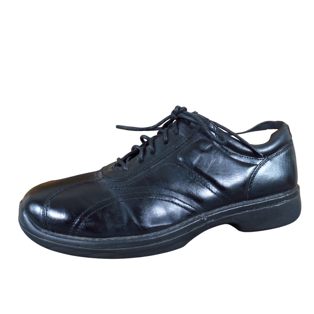 Deer Stags Equator Mens Oxford Shoes Sz 9.5 Wide Work Uniform Professional Black
